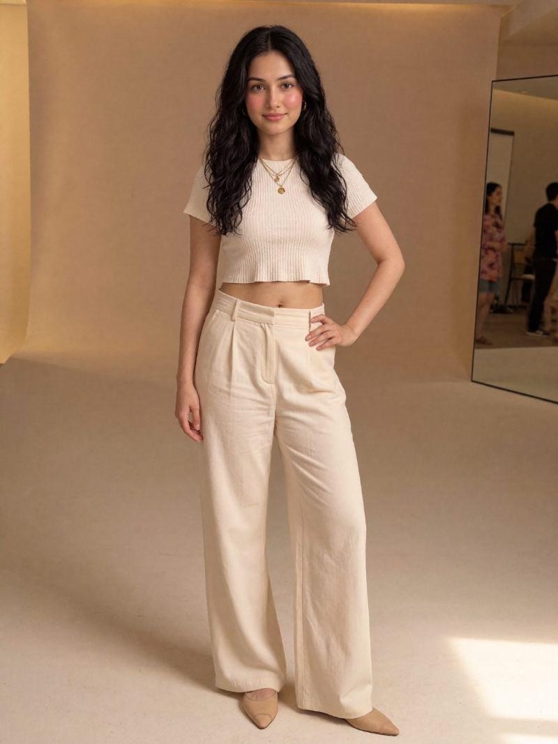Siya in a cream studio look